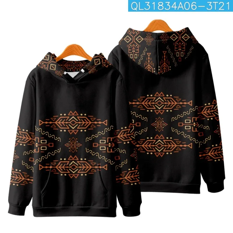 

Geometry Striped Printed O-Neck Long Sleeve Hoodies Sweatshirt Harajuku Casual Couple Men Women Pullover Streetwear