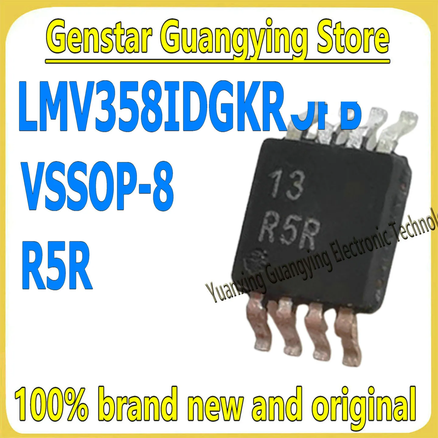 (10 pieces) LMV358IDGKR LMV358I Marked: R5R R50 R5* VSSOP-8 dual operational amplifier chipset 100% brand new
