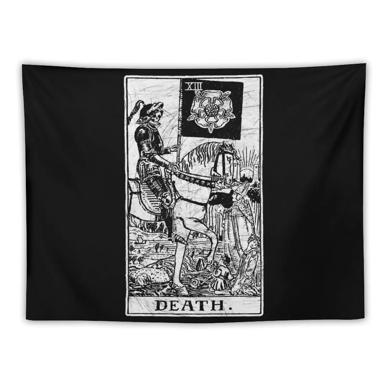 

Death Tarot Card - Major Arcana - fortune telling - occult Tapestry Decor Home Tapestry