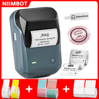 Niimbot B1 Mini Label Printer Adhesive Portable Printer 2 Inch Thermal Paper Round Labels Maker Machine For Tag Cable Printing