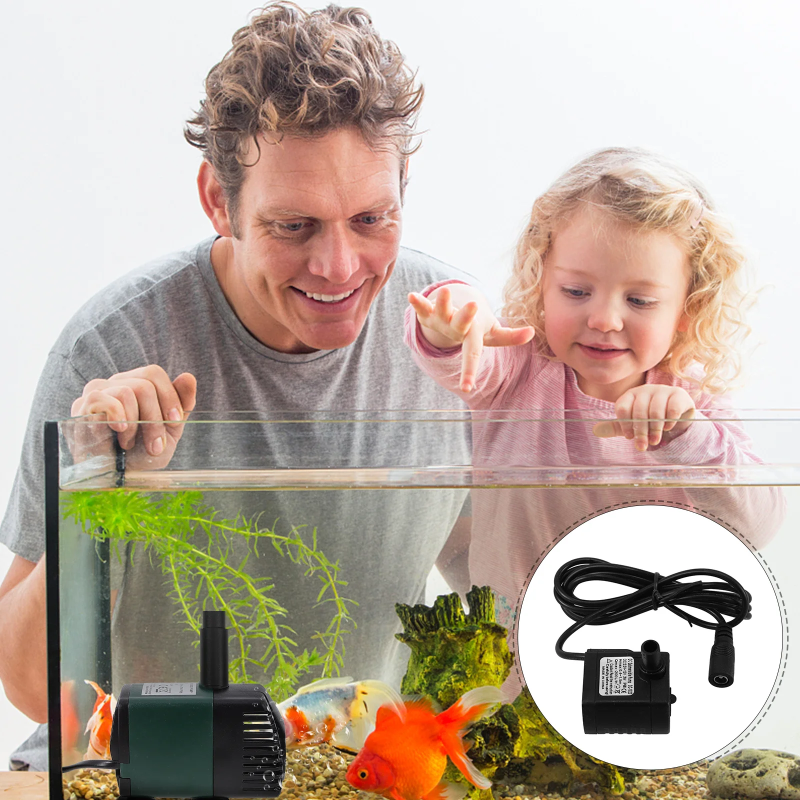 

Small Plastic Submersible Water Pump Quiet Stable for Fish Tank Aquarium Fountain Pet Pump Pond Pumps for Outdoor Ponds