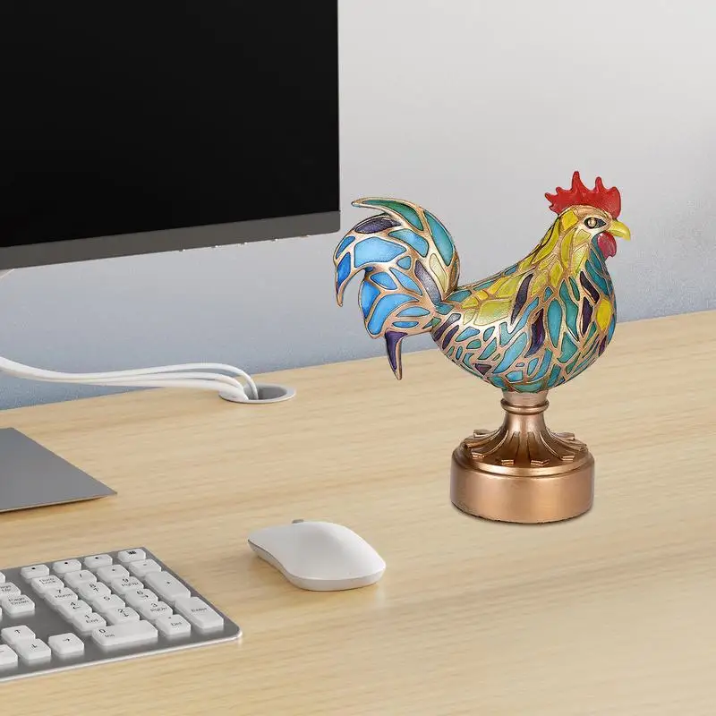 Table Lamp For Living Room Rooster-Shaped Nightstand Lamp Decorative Desk Lamp Creative Night Table Lamp Animal Table Lamp For