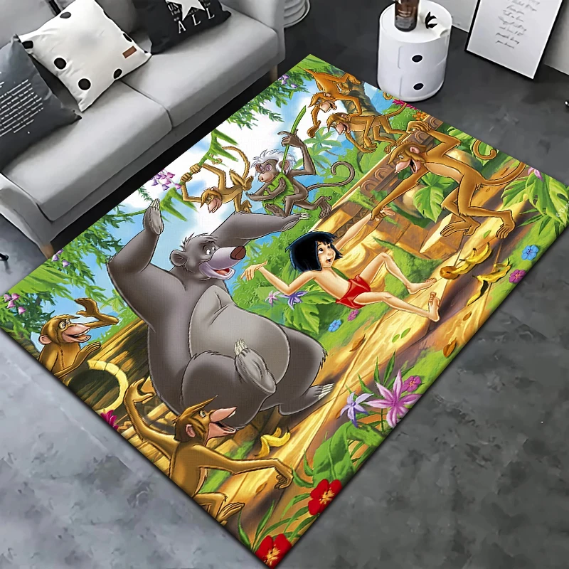 MINISO The Jungle Book Printed Carpet.Living Room Mats Sofa Coffee Table Large Area Rug,Kitchen,Bathroom,Balcony Carpets,DoorMat