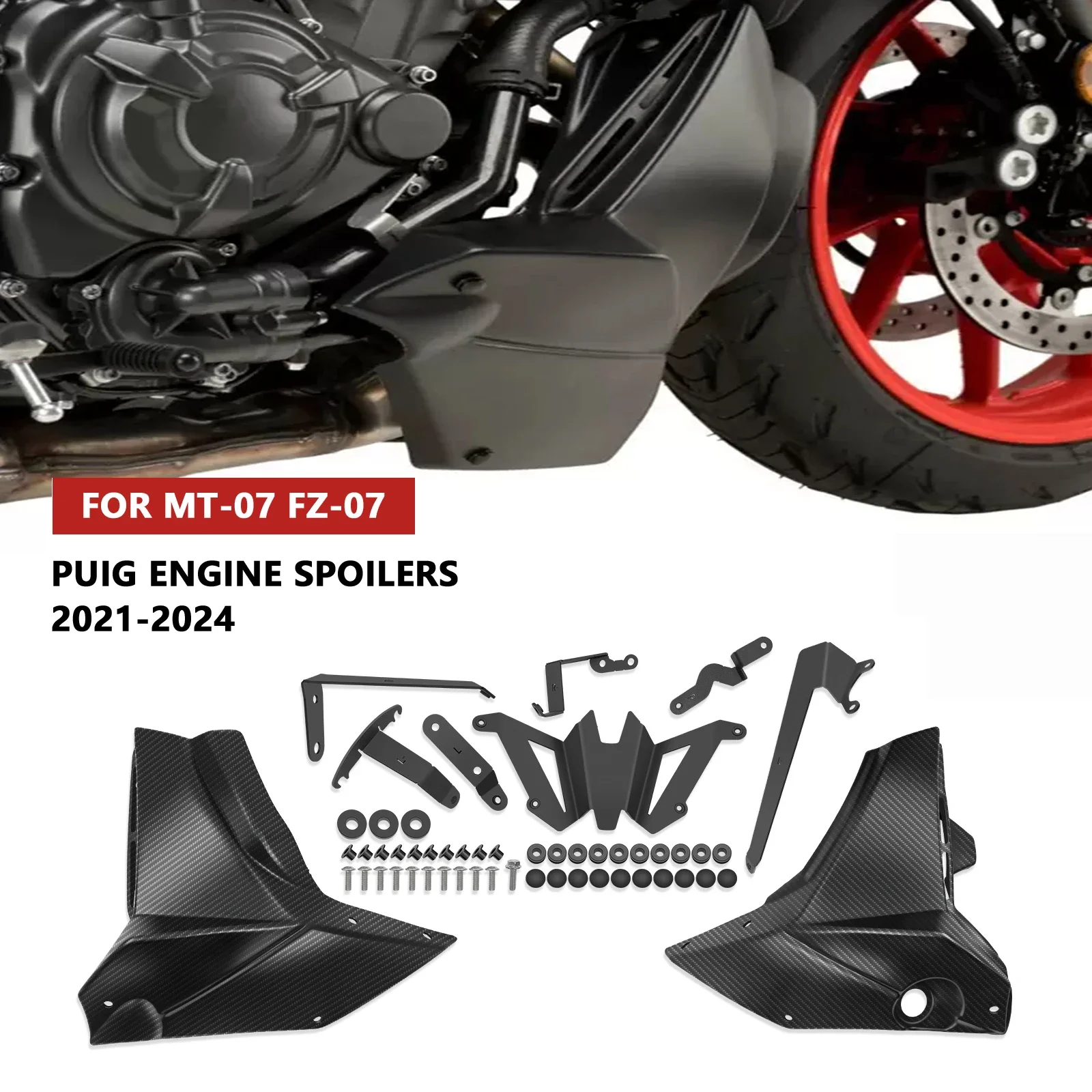 

Engine Chassis Protective Cover for MT07 MT-07 FZ-07 2021-2022 2023 2024 Motorcycle Accessories