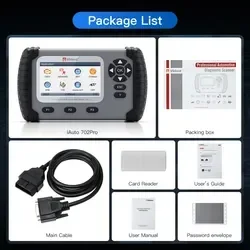 VIDENT IAuto702 Pro ABS SRS Automotive Diagnostic Tool 37 Special Function ECU Coding Active Test OBD2 Scanner Free Update