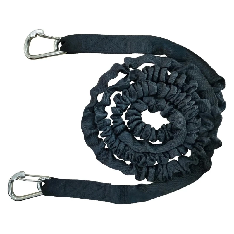 Elastic Bungees Dock Line with Protective Sleeve and Two Clip End JOME