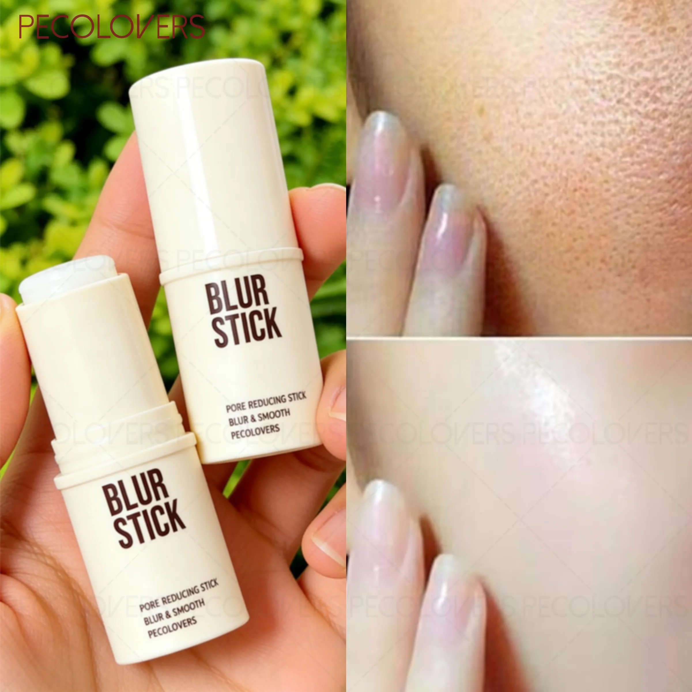 Twist-Up Pore Minimizer Stick, Hydrating for Dry Skin, Instant Invisibility Flawless Base Makeup, Portable, No-Makeup Look
