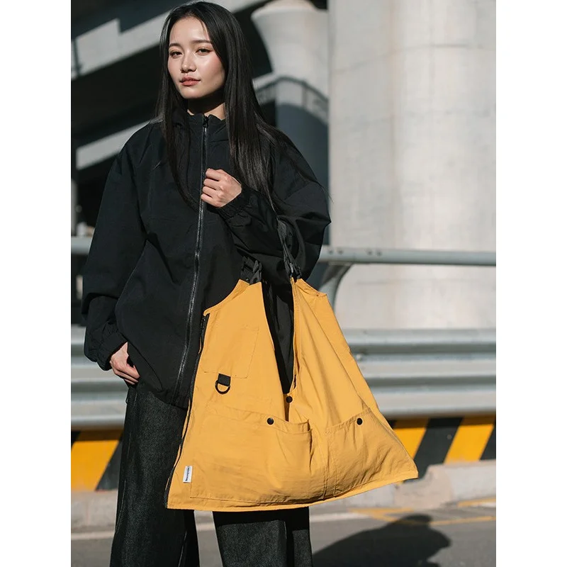 2026 NEW Style Trendy Brand Workwear Dual-use Shoulder Bag Multi-pocket Large Capacity Convertible Backpack Personality mochilas - view 4
