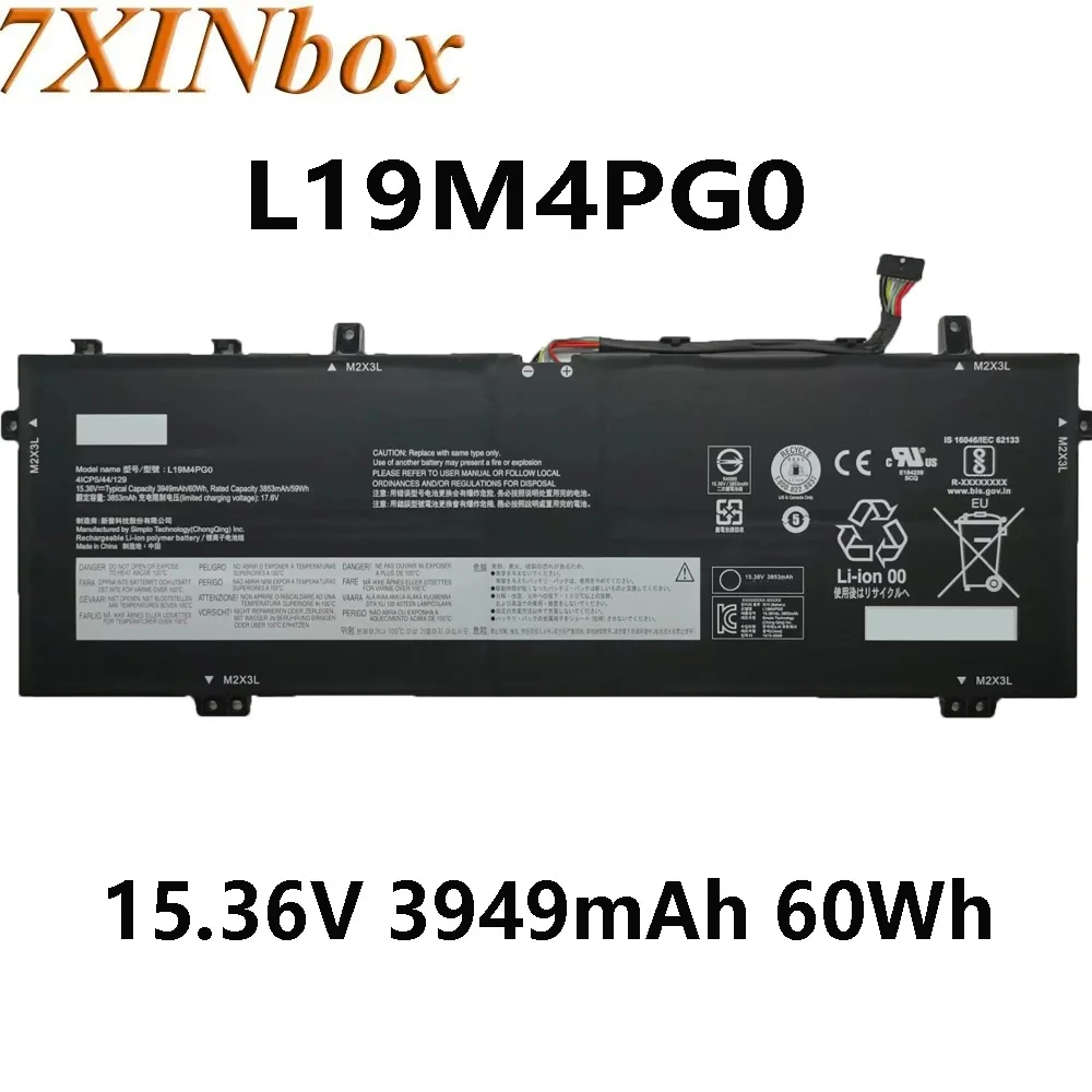 

7XINbox L19C4PG0 L19M4PG0 15.36V 60Wh 3949mAh Battery For Lenovo Legion Y740S-15IMH Y9000X Series