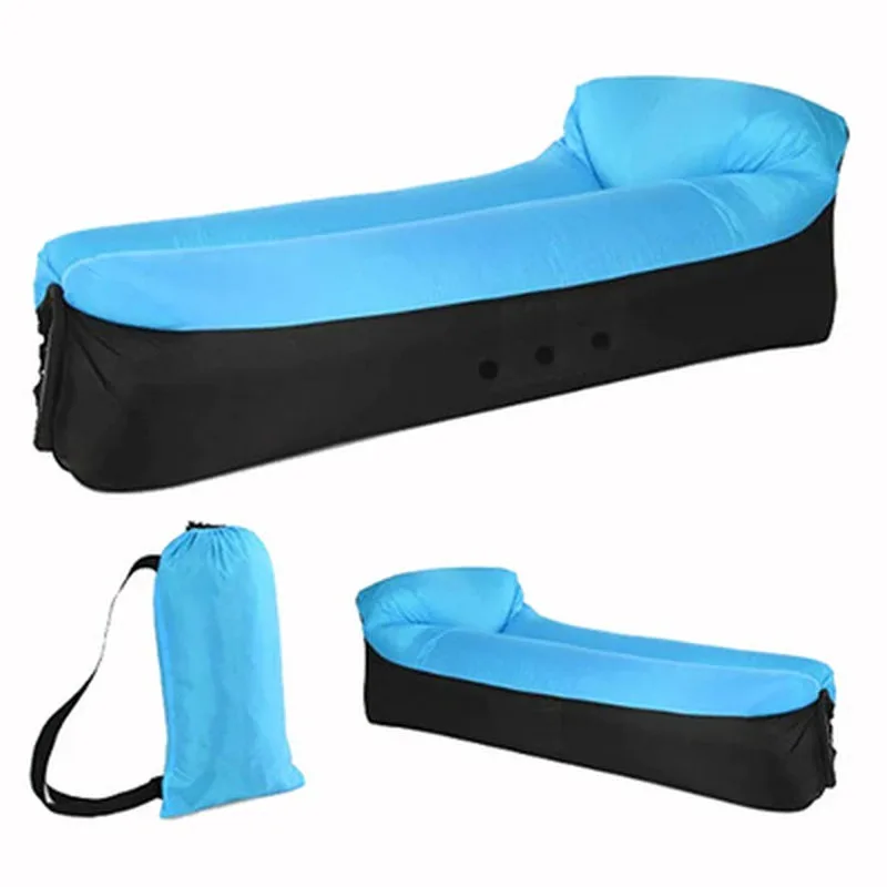 Airsofa Laybag Recliner Inflatable Couch Lounger Camping Air Mattress Sofa Beach Sleeping Lazy Bag