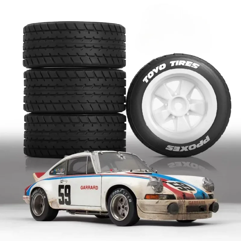 FOR 1/10 Tamiya M Car RC Flat Run Drift Universal MJX 1/14 Rally Car 60D Wheel Tire W246