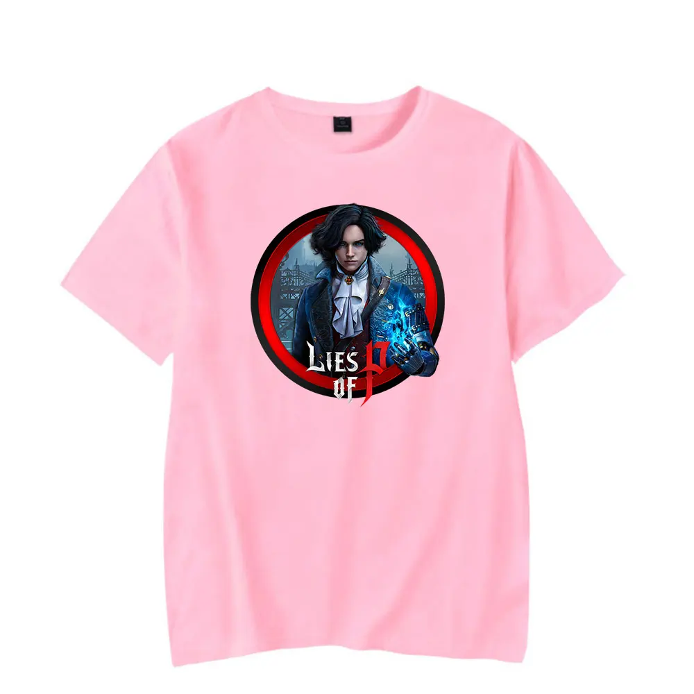 Lies of P direct  Merch  Cosplay T Shirt men Short Sleeve crewneck tee women unisex harajuku tops