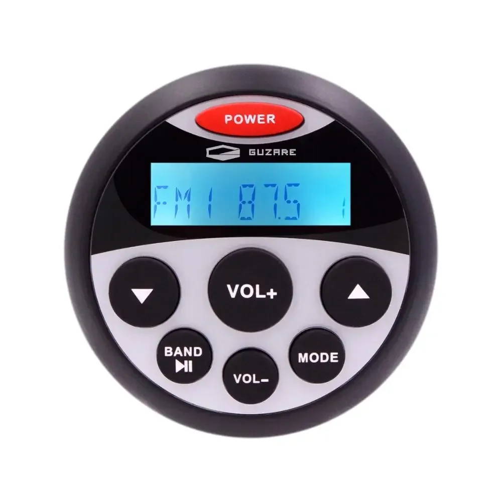 Marine Bluetooth Radio Stereo Audio FM AM MP3 Player + 4