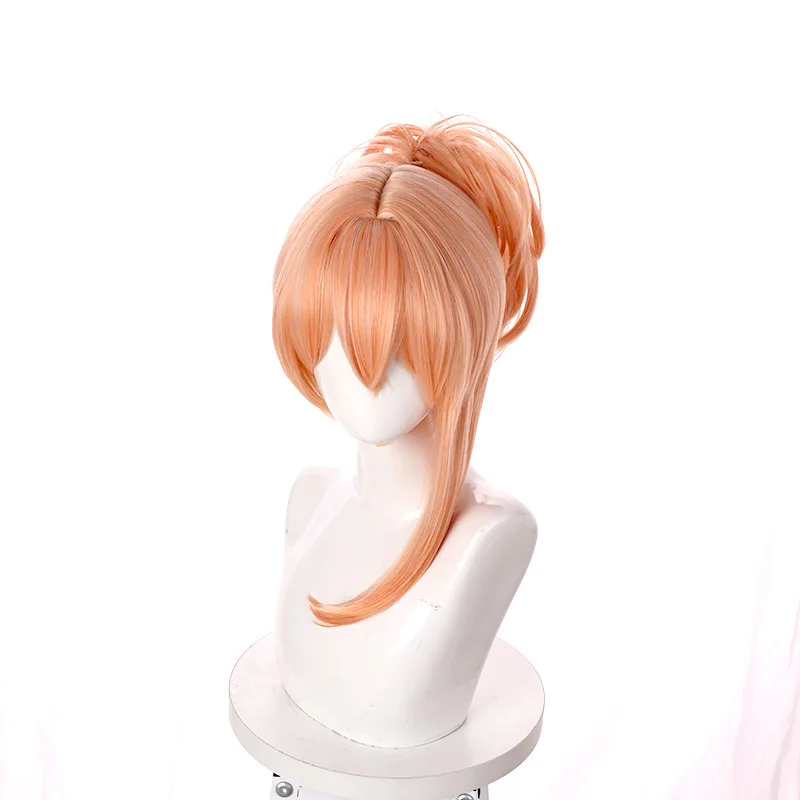 Genshin Impact Nieuwe Natie Ryujin Hana Mai Xiao Gong Gevlochten Kapsel Karakter Cosplay Pruik