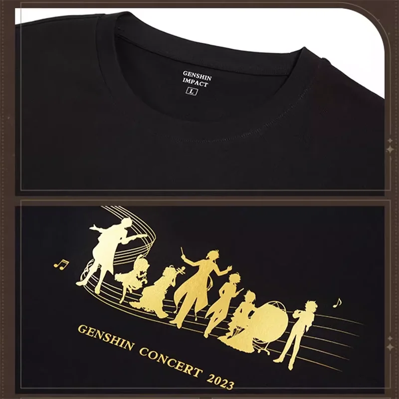 Sunsyea Genshin Impact Official Merch miHoYo Original CSHZ Concert Series T-shirts Collection