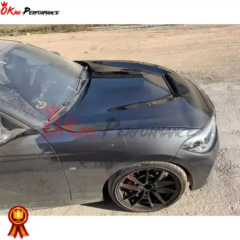 GTS Style Carbon Fiber Hood for BMW 1 Series F20 Msport LCI M135i M140i Engine Bonnet！
