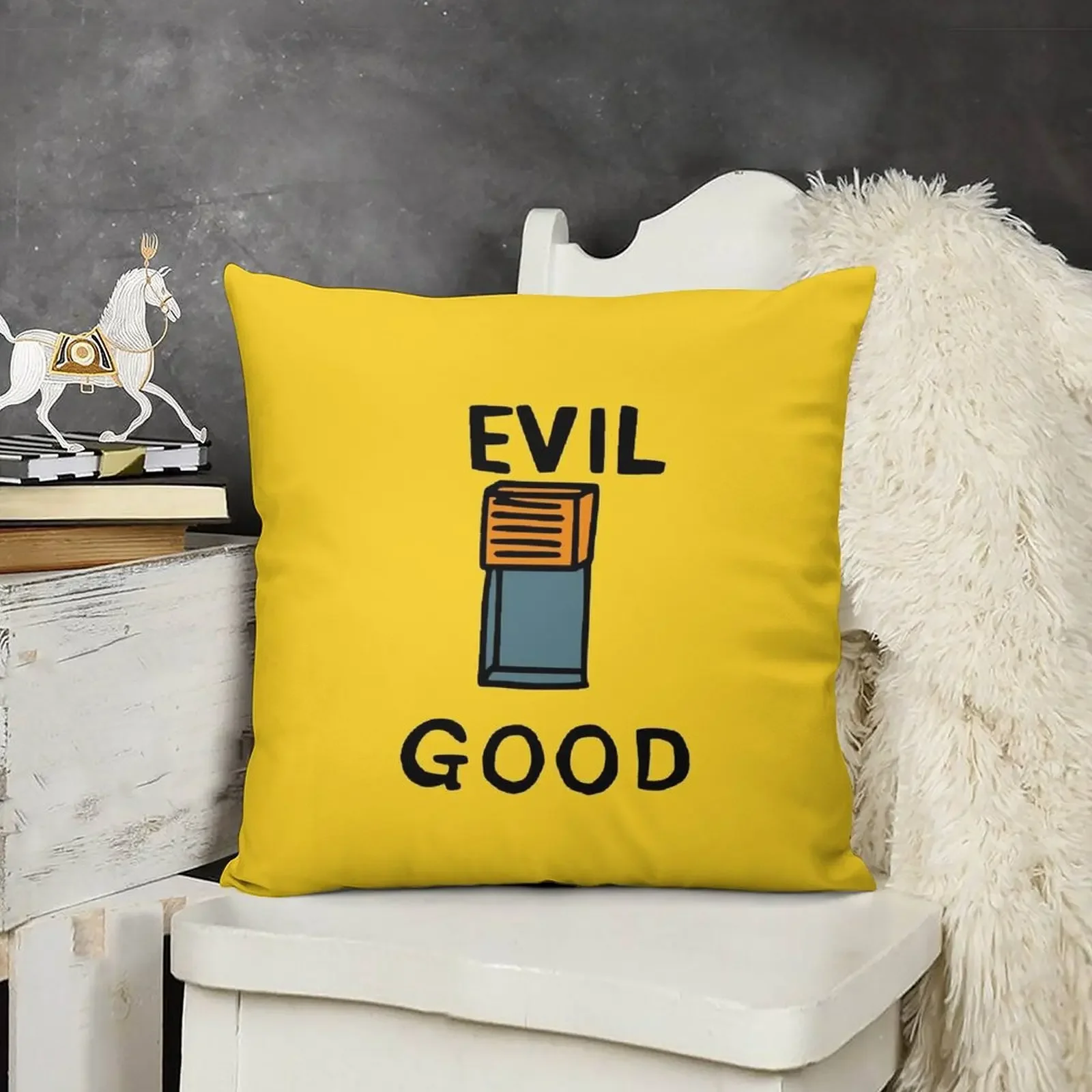 Mode Evil Throw Pillow Cushions For Children Throw Pillow Covers Christmas Pillow Cases