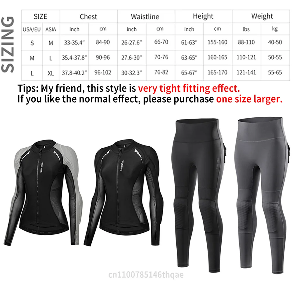 WOSAWE Women Motorcycle Jacket and Pants Set with Removable Pads Soft Protective Gear CE Certified Safety Moto Racing Clothes image 6