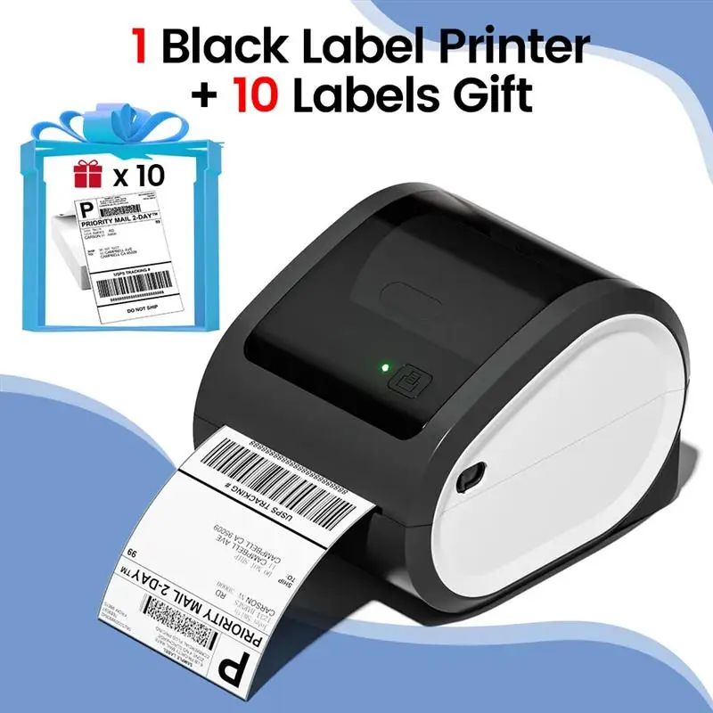 New! 100x150mm Wireless Shipping Label Printer Wireless Thermal Label Printer for Small Shipping Business Packages 4x6