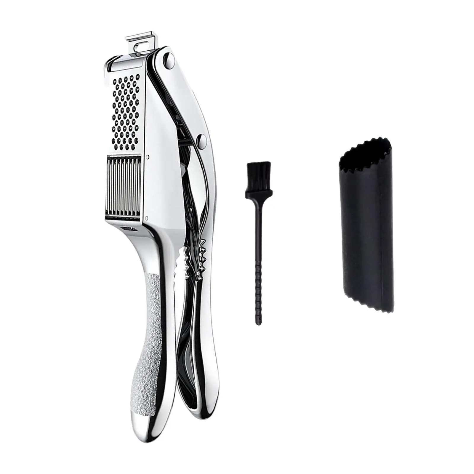 Food Grade Aluminum Garlic with Dual Function Mincer and Slicer for Ginger Nuts and Clove Crushing