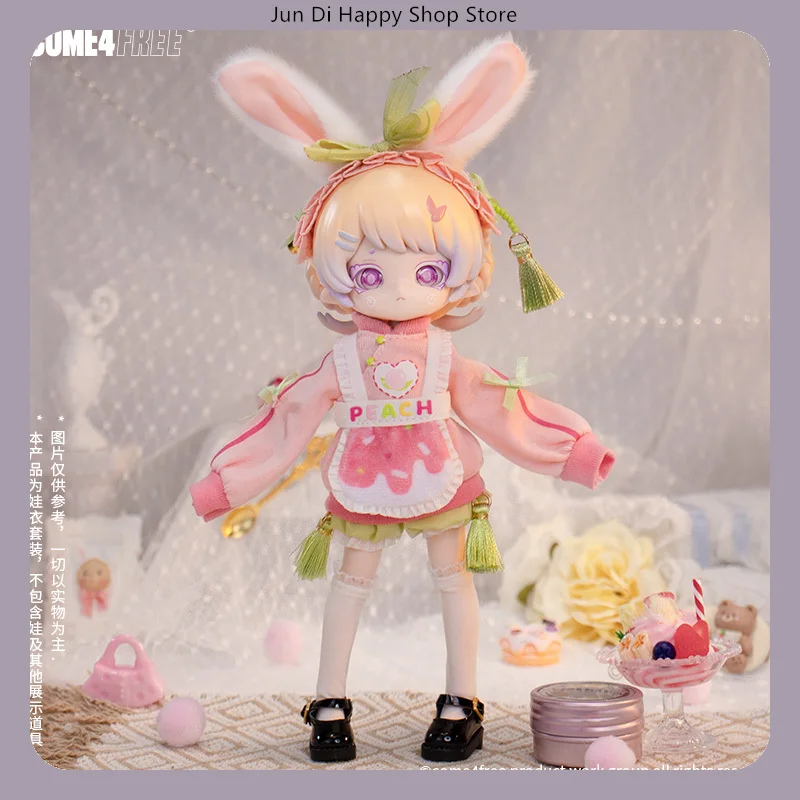 

COME4FREE Dessert Series BJD Doll Clothes 1/12 Cute Dress Outfit for OB11Doll Dress