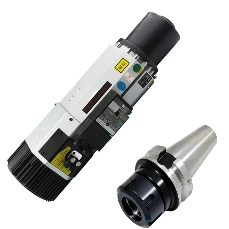 

HOLRY Motor Inbuilts Spindle Motor air Cool 24000rpm ISO30 Long Nose 12000rpm 9kw ATC Spindle Motor BT 30
