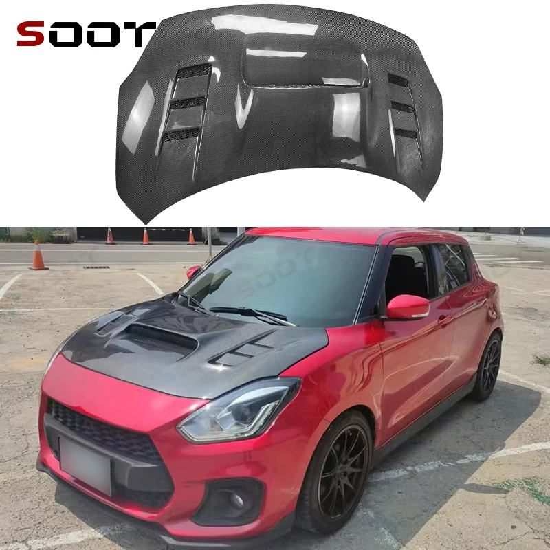 

Carbon fiber hood For Suzuki Swift Sports ZC33S engine cover carbon fiber engine cover The hood of an automobil Car Auto Parts
