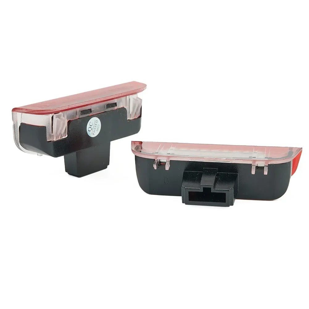 2Pcs Red White Lens Car LED Door Panel Courtesy Warn Light For Passat B6 B7 B8 CC 1K0947411A 1K0947411B Led Door Courtesy Lights