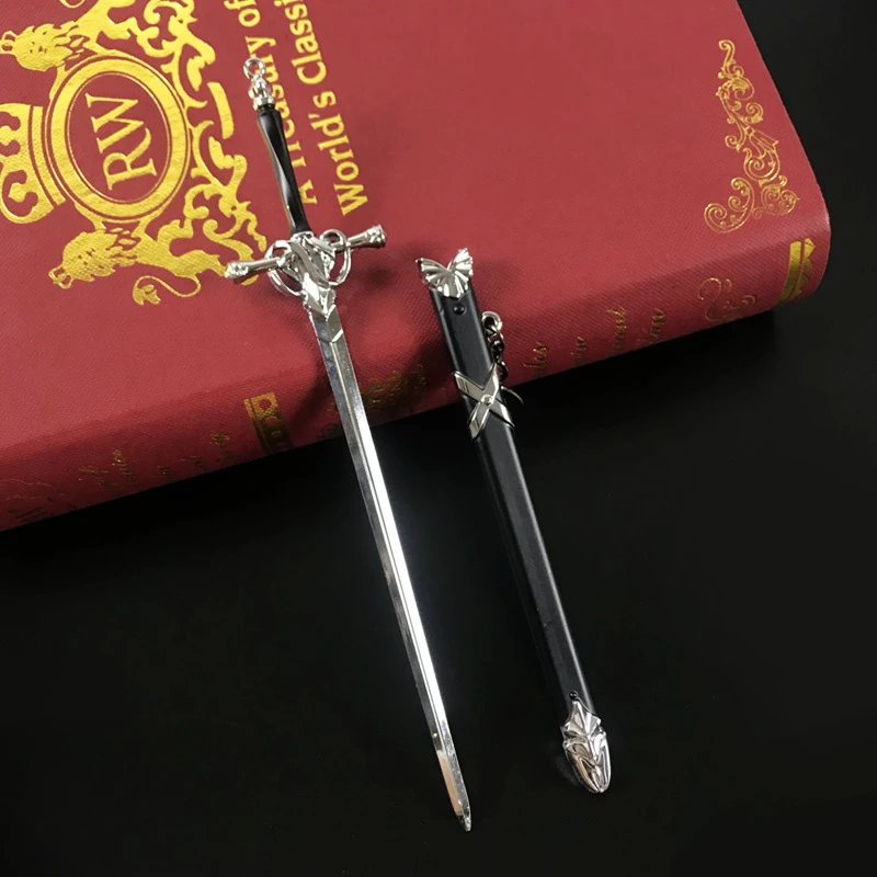 Fate/Stay Night Weapon Toys para meninos, Metal Katana, Fate Grand Order, Edward of Arc Sword, Régua Anime, Mode Gifts, 22cm