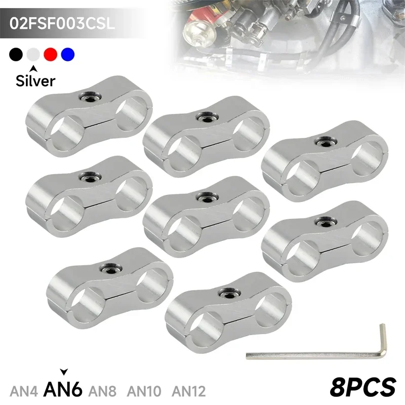 Aluminum 8PCS 6AN 0…