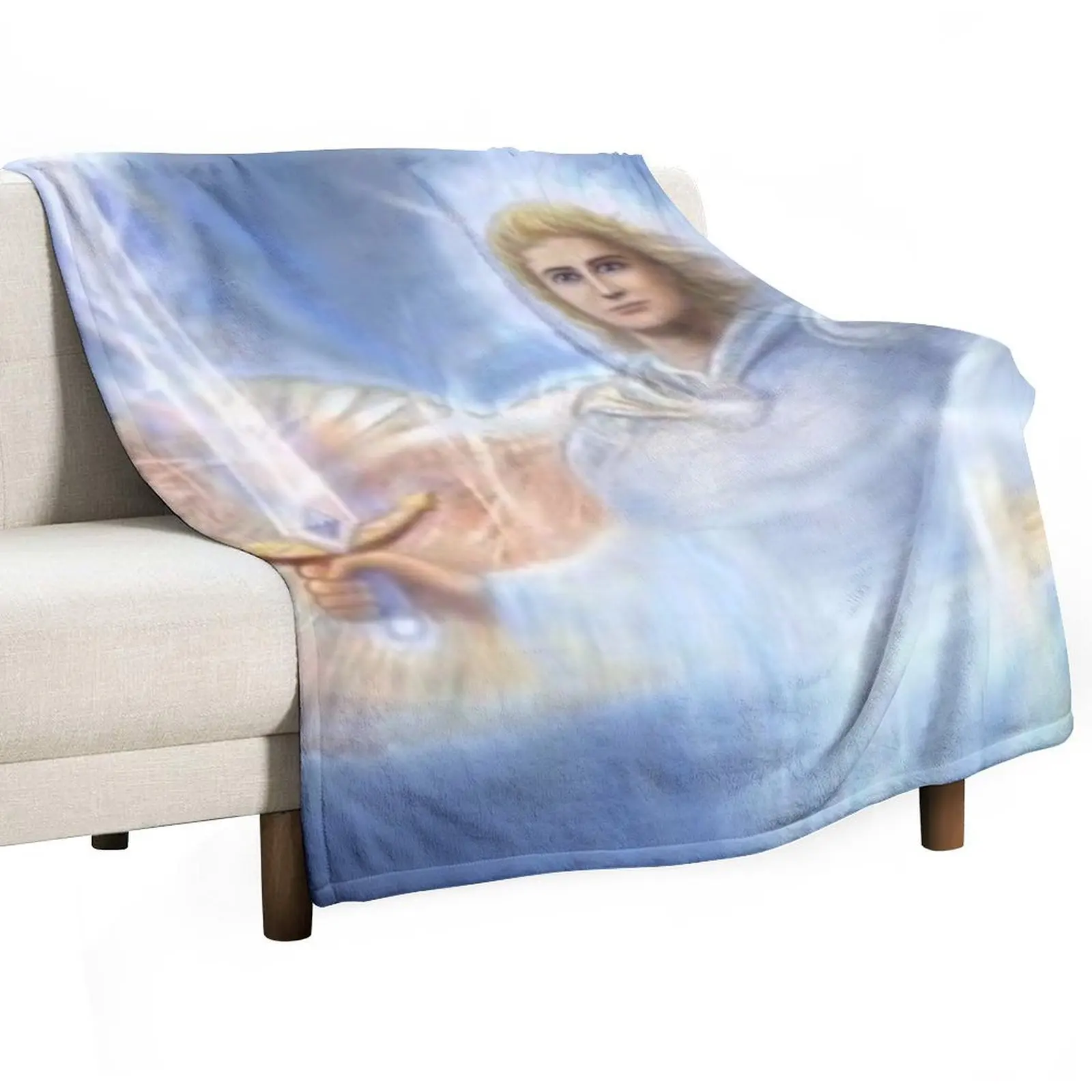 

Saint Michael The Archangel Throw Blanket Sofa Nap Thin Luxury Brand Blankets