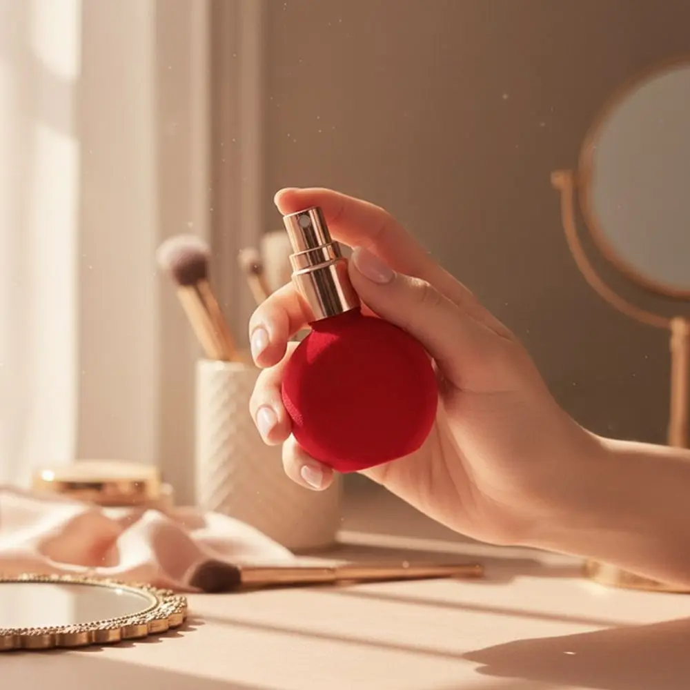 5 ml Beflockung Parfüm Zerstäuber Tragbare Flüssigkeit Kosmetik Behälter Mini Leere Parfüm Frau Feinen Nebel Sprühflasche für Reisen