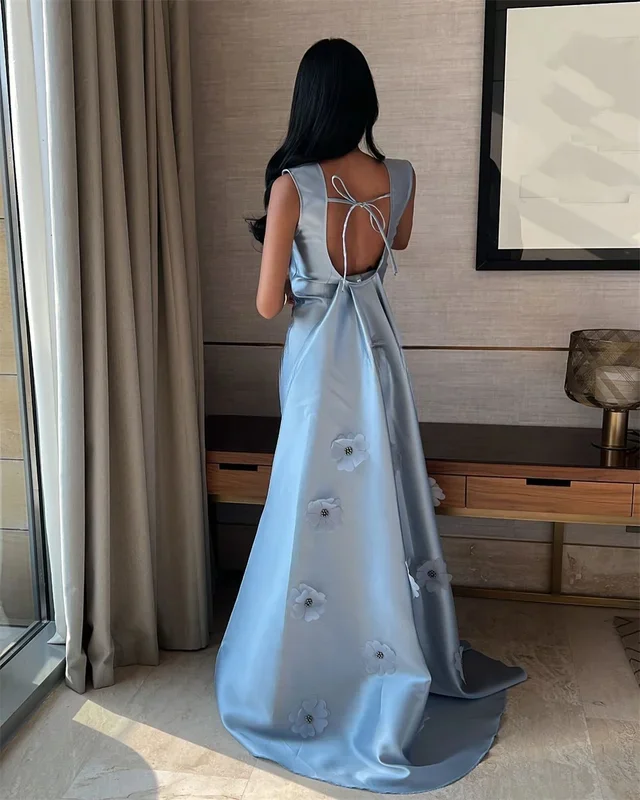 Little Daisy CustomizedExquisite ดอกไม้ประดับด้วยลูกปัดประดับด้วยเลื่อมตรง Scoop คอชุดยาว Bespoke โอกาสชุดคุณภาพสูง