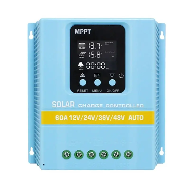 【HOT A69Z!】MPPT Solar Charge Controller Auto-Detection Battery For Various Battery Types 60A