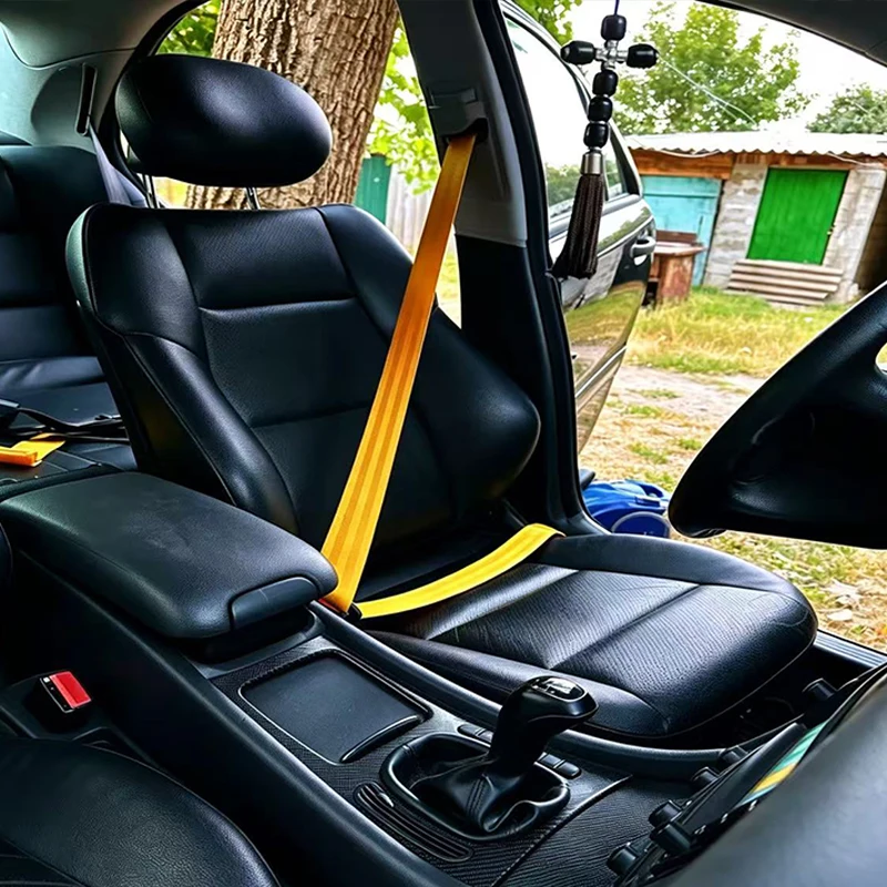 1 Stück Universeller Auto-Sicherheitsgurt DIY Hüftgurt Auto Hochfester Polyester-Sicherheitsgurt Mehrfarbiger Sicherheitsgurt Auto-Zubehör – Detail 16