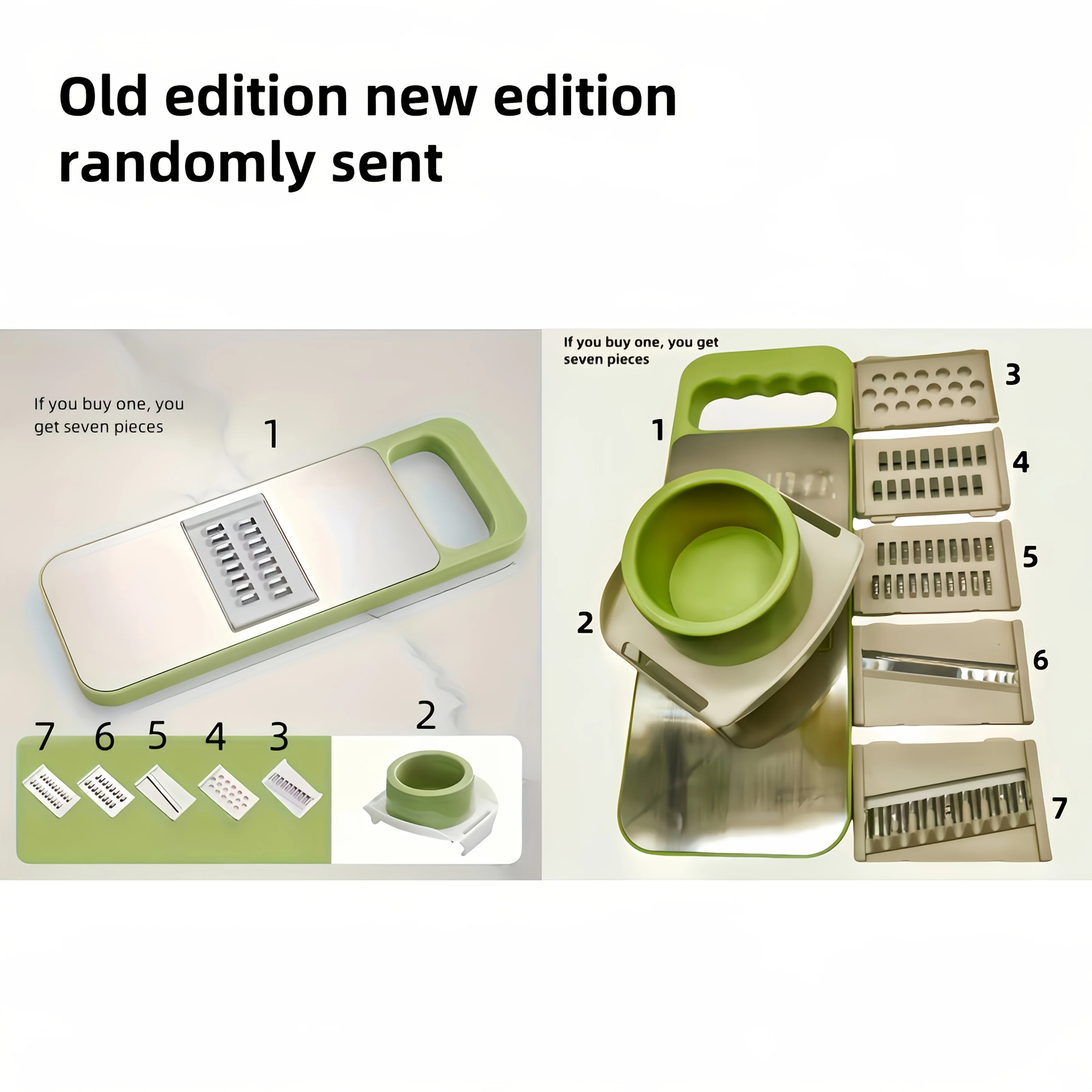 Multifunctional Vegetable Cutter Slicer Kitchen Household Potato Shredded Cucumber Artifact Stainless Steel Grater Kitchen Tools