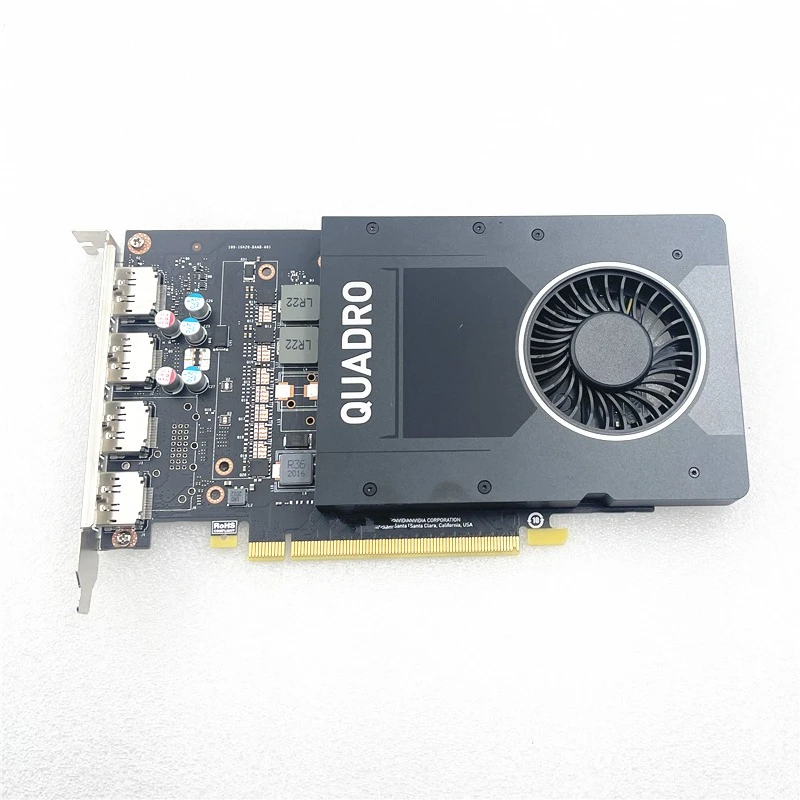 

Оригинальная видеокарта Quadro P2200 5 ГБ, предназначенная для графического рисования, редактирования видео и моделирования, 3D-рендеринга, интеллекта AI