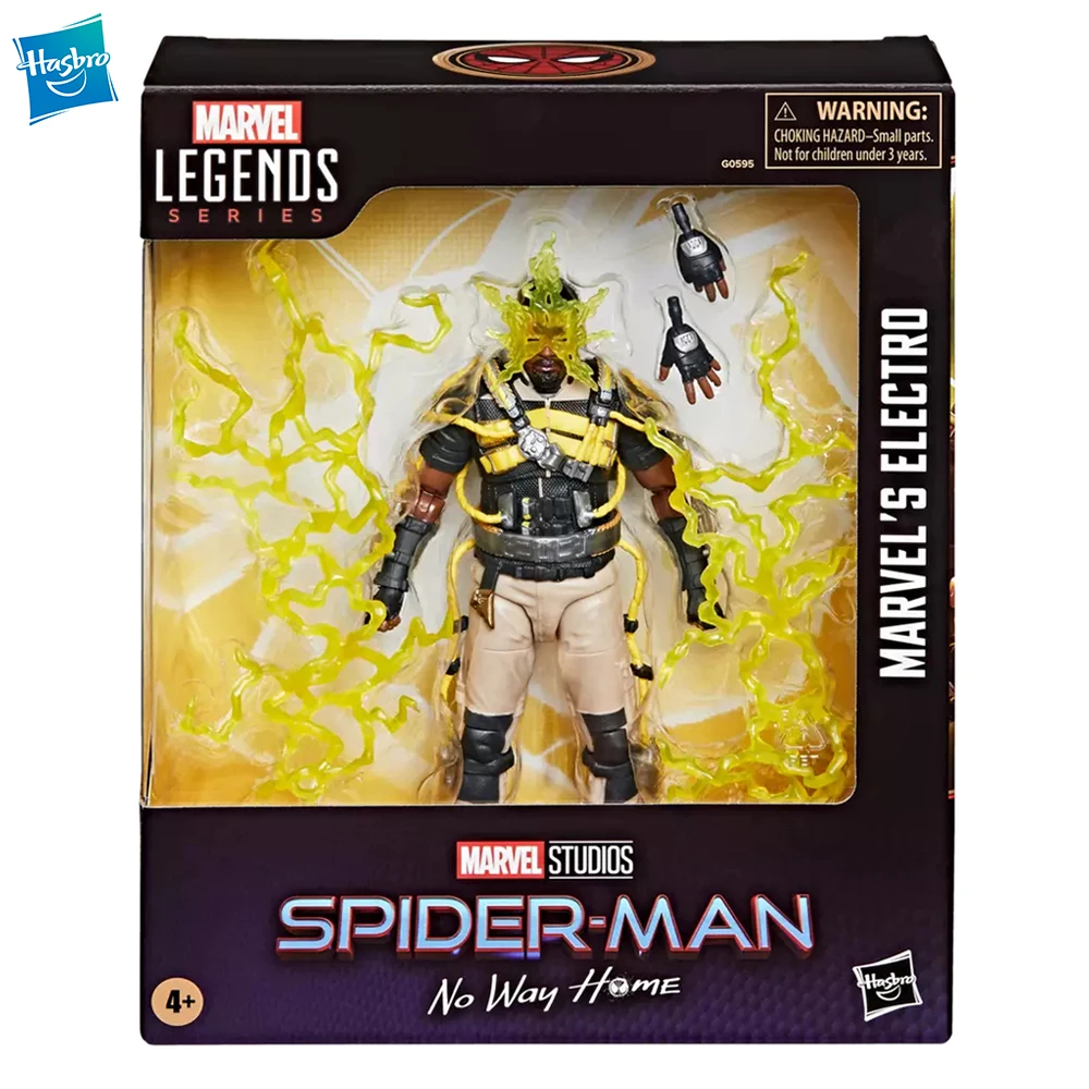 

[In-Stock] Hasbro Marvel Legends Series Electro (SPIDER-MAN: NO WAY HOME) Exquisite 15cm Action Anime Movie Figure Model Toys