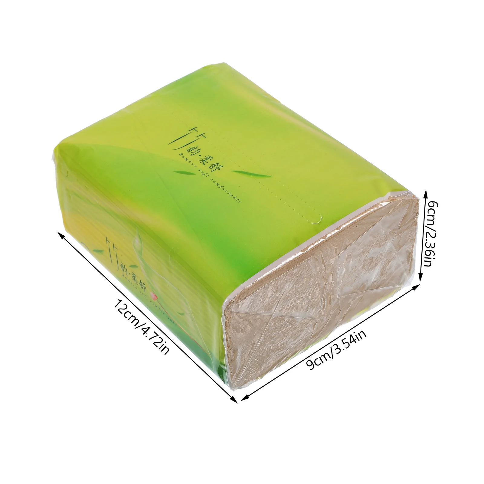 10 عبوات من مناديل الوجه لب الخيزران الناعمة الآمنة للبشرة، منديل عملي لبار الفندق والمطاعم للاستخدام العام، أوراق من نوع الاستخلاص