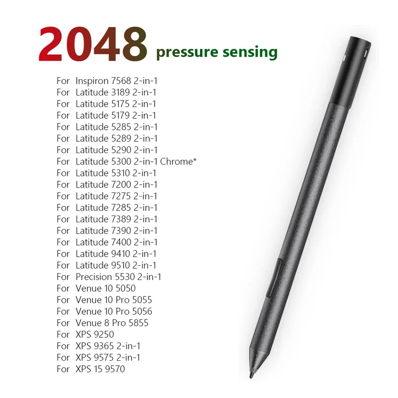 ปากกาStylus PN557W ActiveปากกาสําหรับDell Latitude 5285 5289 5290 5300 5310 7200 7210 7285 7389 9410 9510 Xps 9365 9575