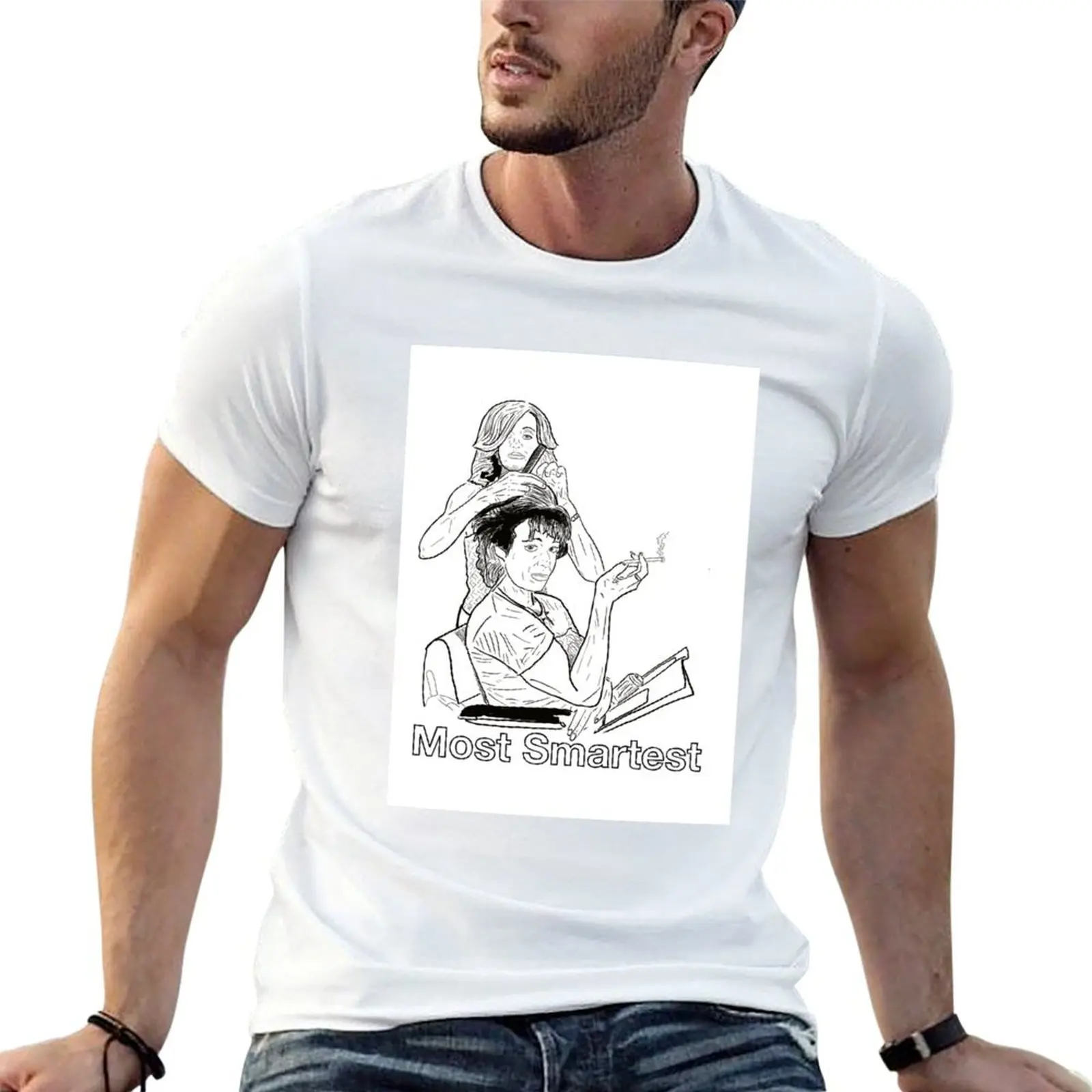 

T-Shirt Most t Smartest man shirts t prints with shirts cotton