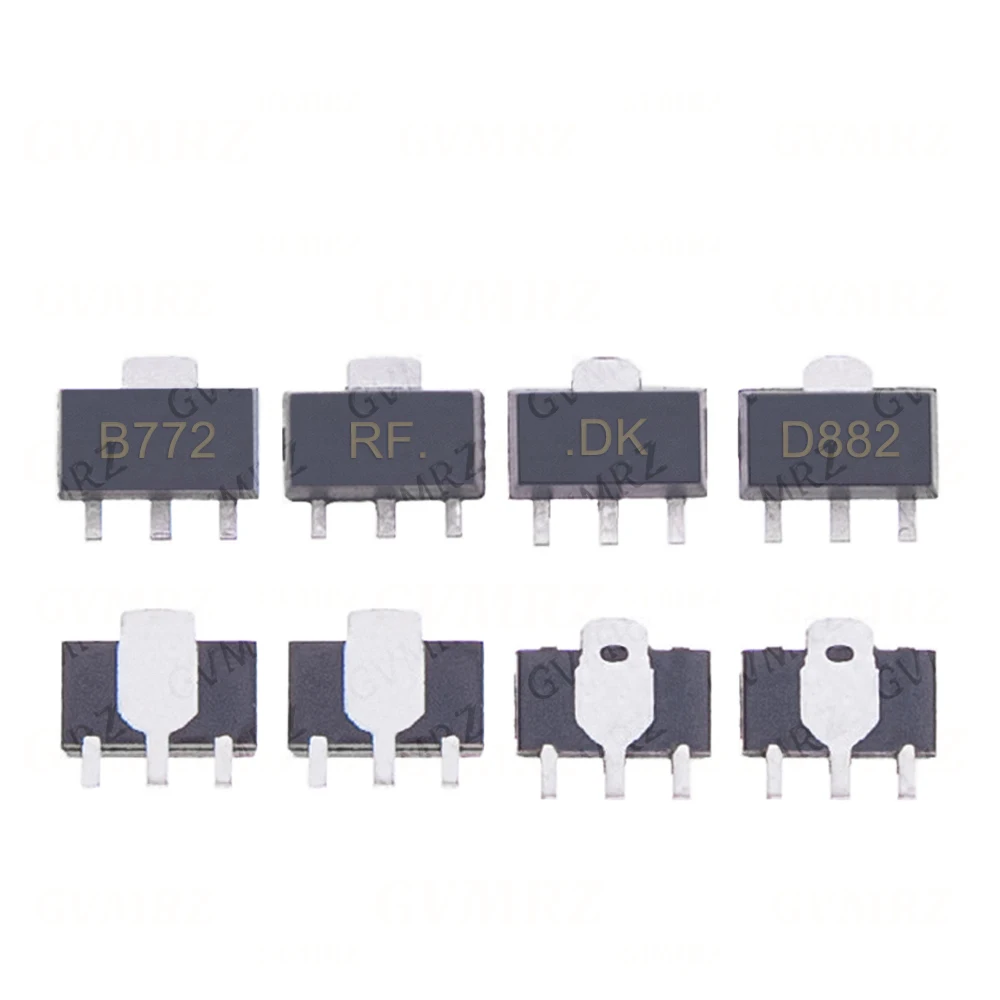 20/50/100/1000pcs 2SB772 2SD882 2SC4672 2SC3357 RF SOT-89 B772 D882 C4672 C3357 RF SOT89