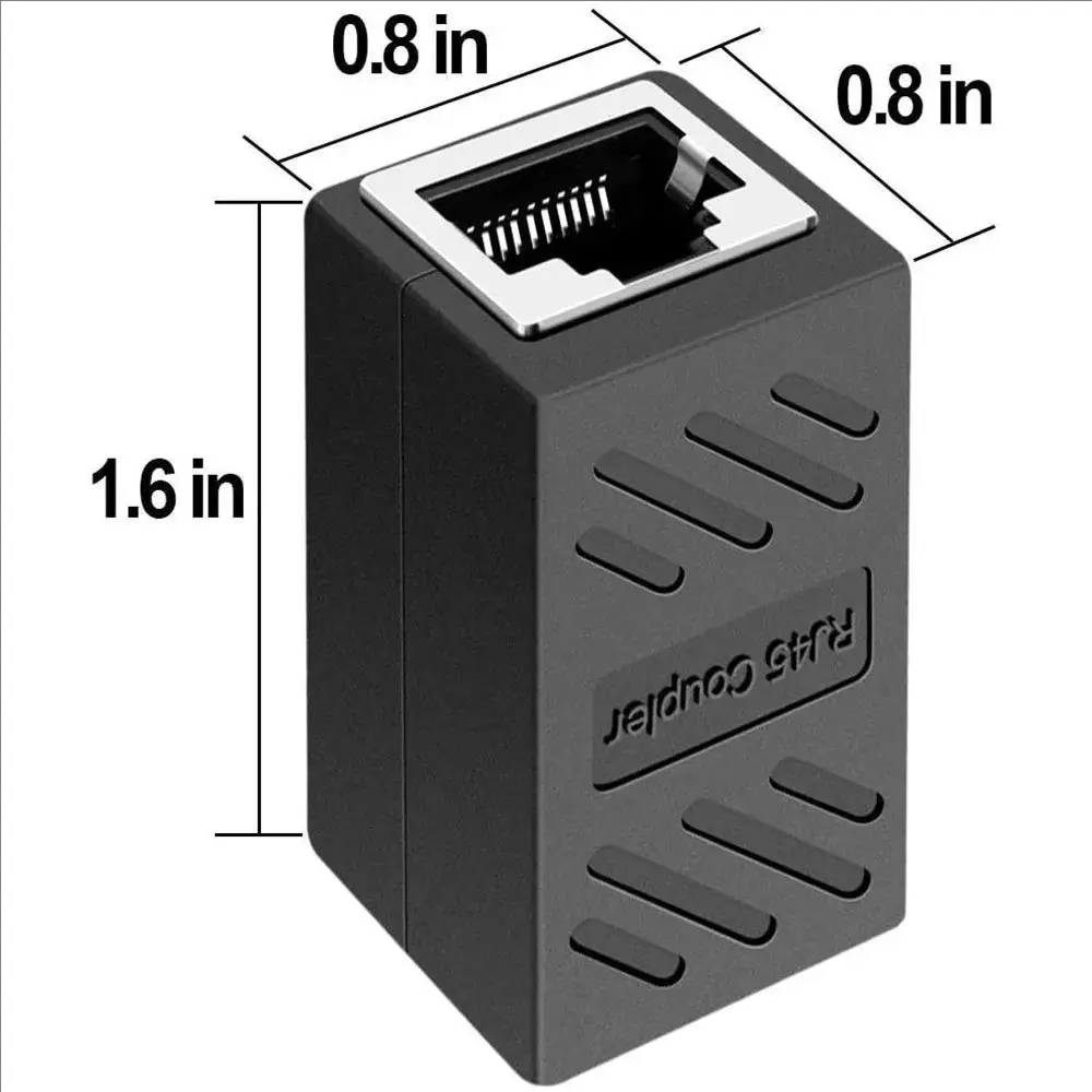 Ethernet Cable Extender, RJ45 Cat 5 Cat 6 Cat6a Coupler, Extender Connector - Ethernet Coupler Female to Female