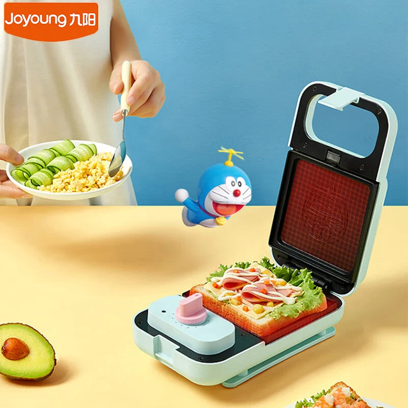 

Joyoung Breakfast Sandwich Maker 600w Double Side Heating Timing Bread Toast Toaster Breakfast Machine