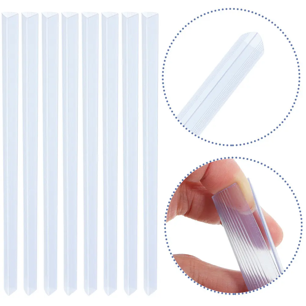 

10Pcs Transparent Pull Rod Binder Rings Heavy-Duty ABS Slide Binders for Loose Reports Office School Home