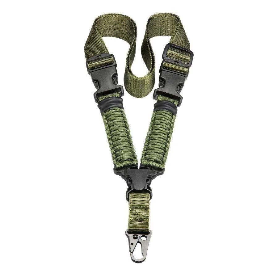 

Multi-purpose rifle sling Tactical Single Point Gun Sling Paracord Multiuse Rifle Shoulder Strap Adjustable Shotgun Belt for Hun