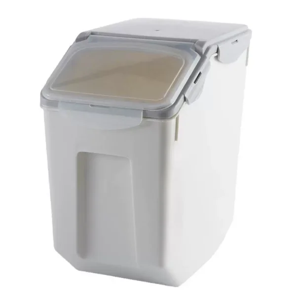 10/15kg Large Rice Tank Kitchen Grain Storage Box Sealed Moisture-proof Plastic Pet Food Storage Container Mildew Grain Bucket