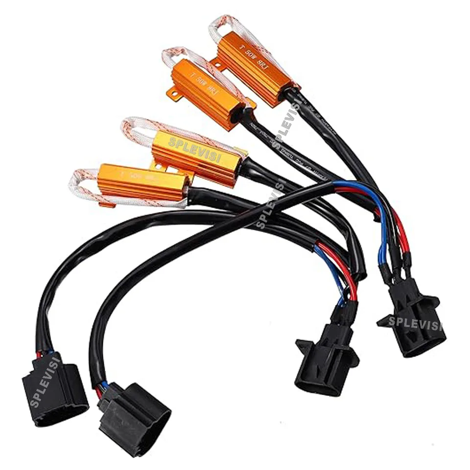 2x H13 9008 Load Resistor LED Headlight Anti Flicking Canubs Error Canceler car led Resistor