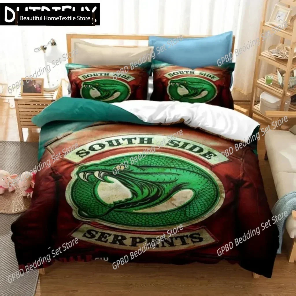 

Movie Riverdale 3D NEW Duvet Cover Pillowcase Bedding Set Adult Boy Girl Bedroom Decoration Children Single Double Large