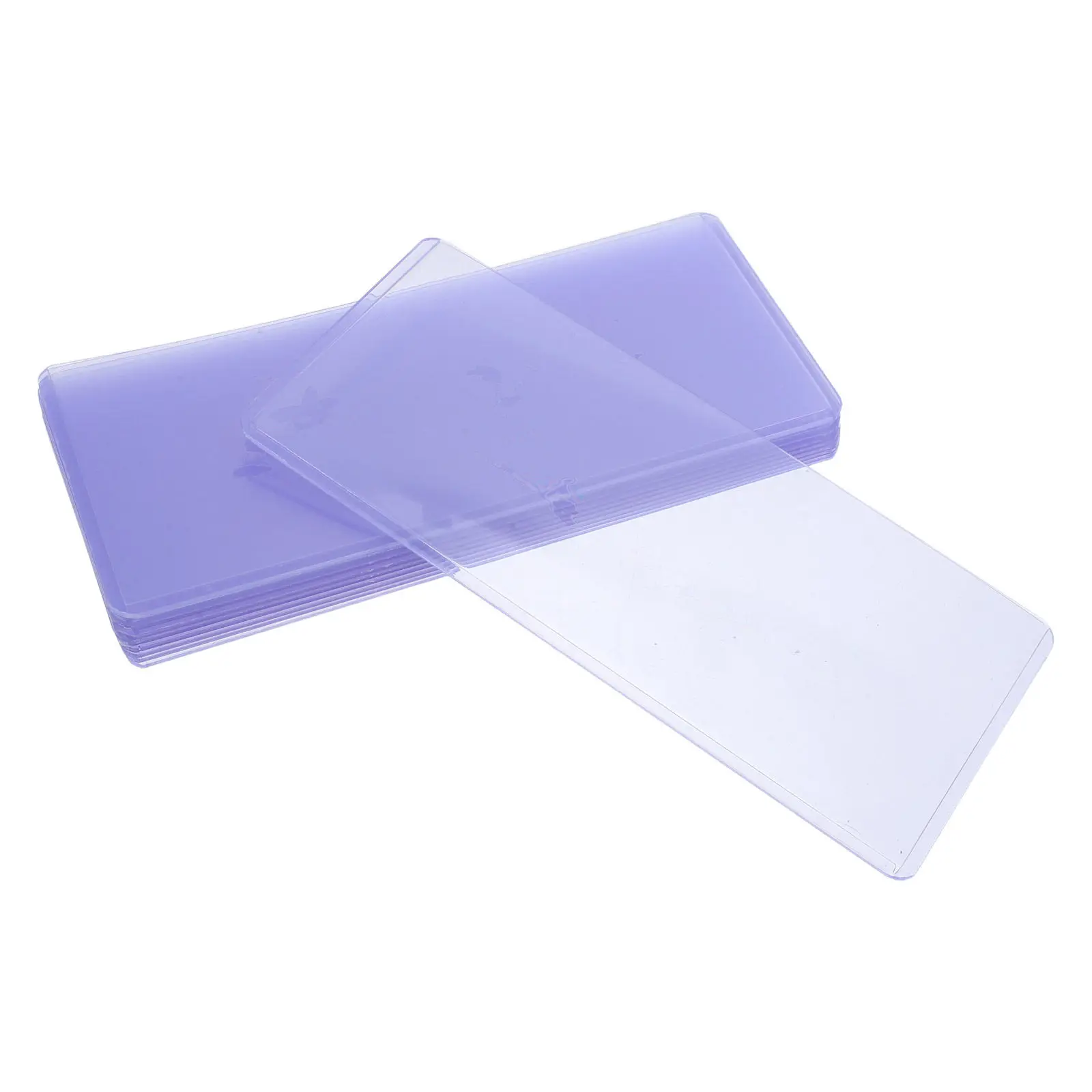 30Pcs Currency Holder Transparent PVC Sleeves Protective Money Plastic Bill Covers for Cash Organizing Display Collector Storage